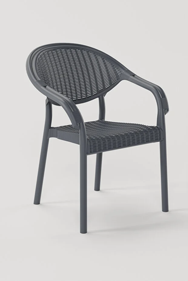 Raddan Camsız 90x150 Masa Bambu 6 Adet Sandalye Masa Takımı Bahçe Balkon Teras Masa Seti